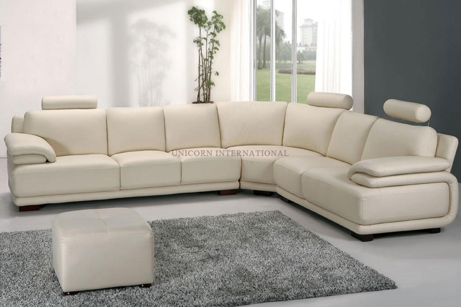 L Shape Leatherite Sofa