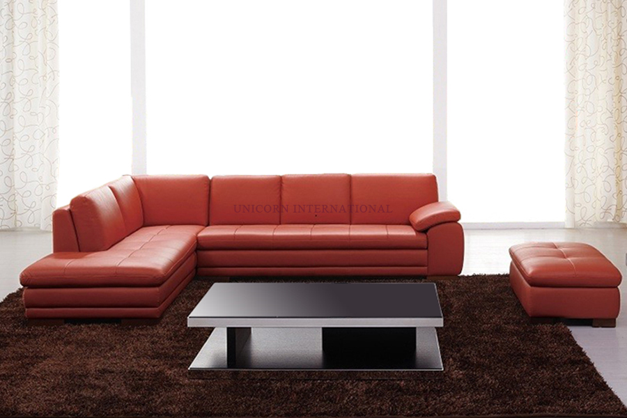 L Shape Leatherite Sofa
